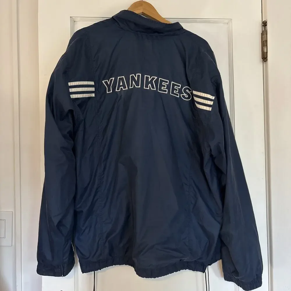Vintage New York Yankees Adidas Windbreaker Jacket | XL